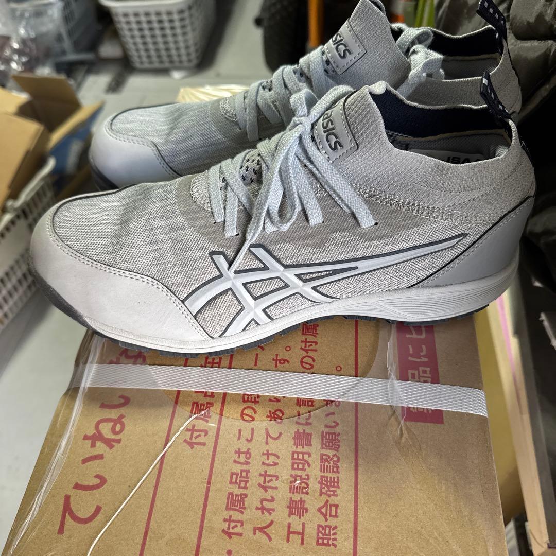 asics グレー 安全靴 新品未使用 26cm - メルカリ