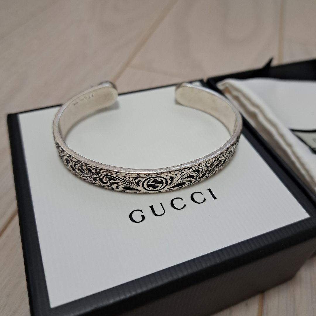 GUCCI バングル　インターロッキングG 433575
