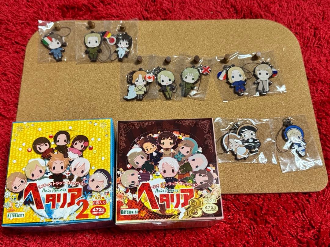 ヘタリア　ラバーストラップコレクション　Vol.1〜3