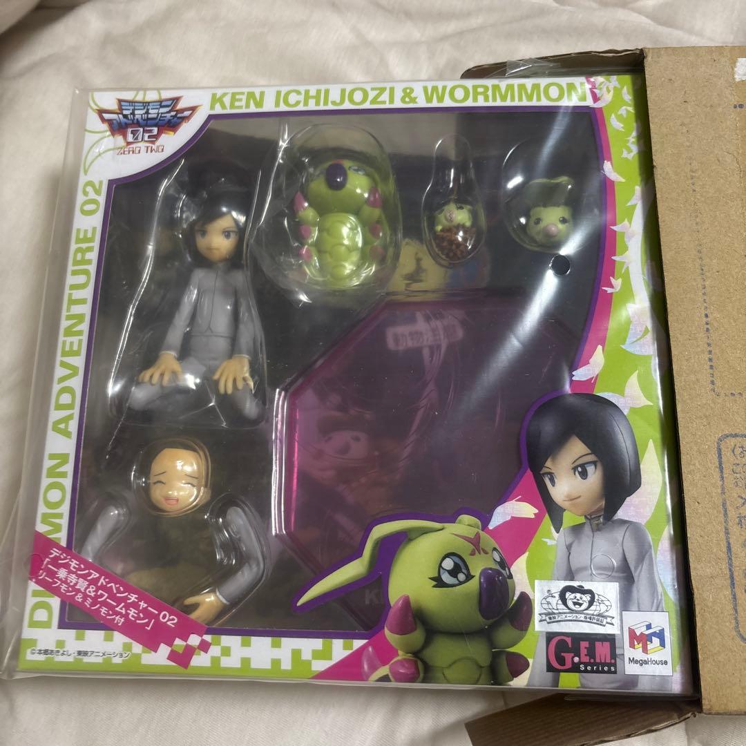 G.E.M. デジモンアドベンチャー 02 一乗寺賢 & ワームモン