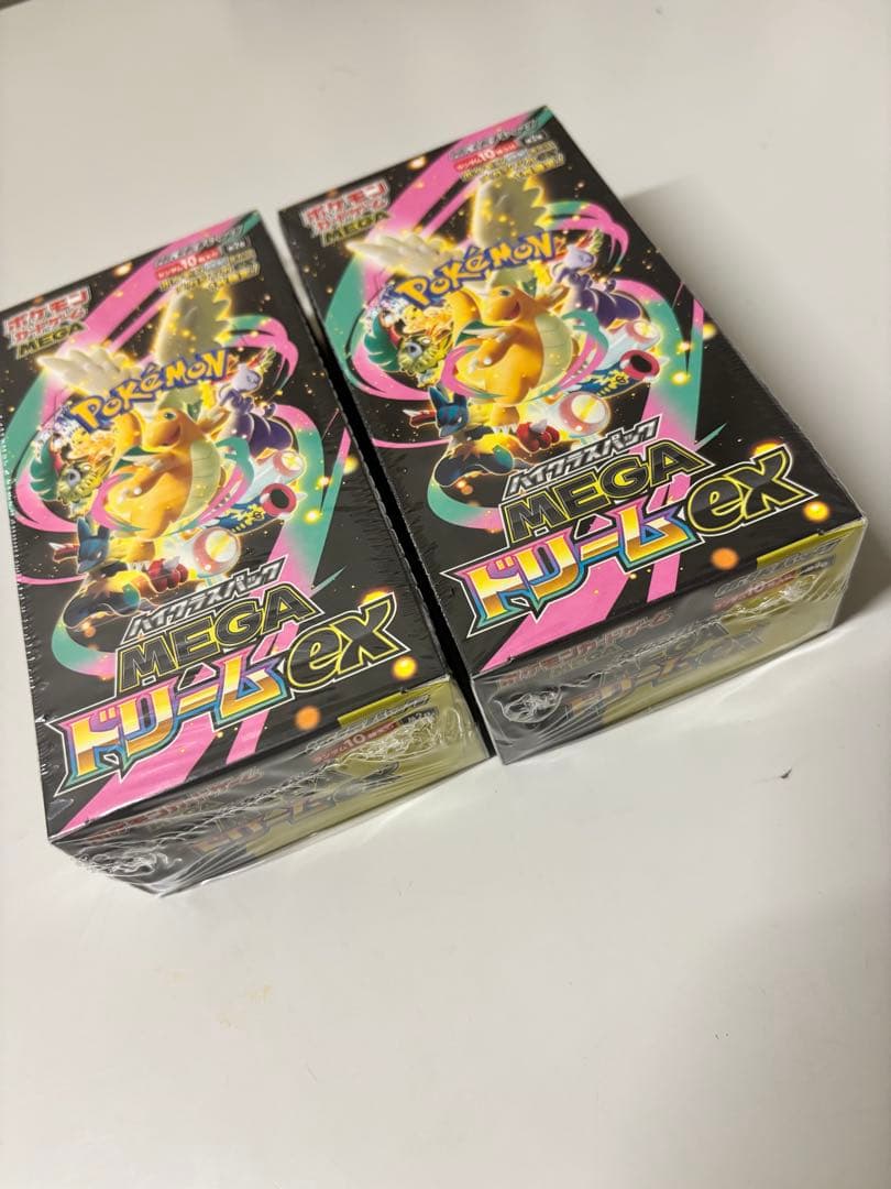 ポケモンカードゲーム メガドリームex 新品未開封シュリンク付き 2箱セット
