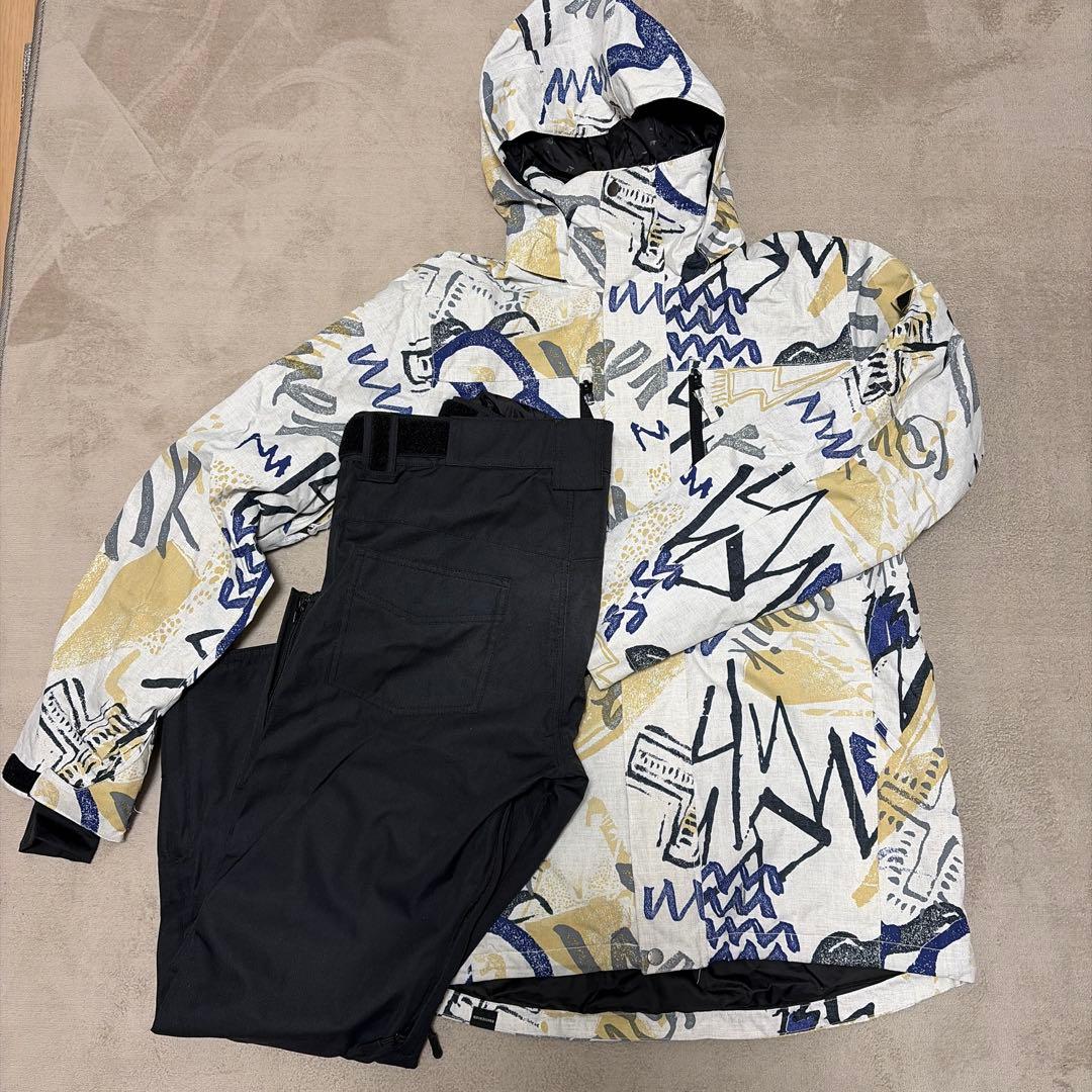スノボウェア　上下セット LEISURE SPORT スノーボードウェア スキーウェア メンズ 上下セット