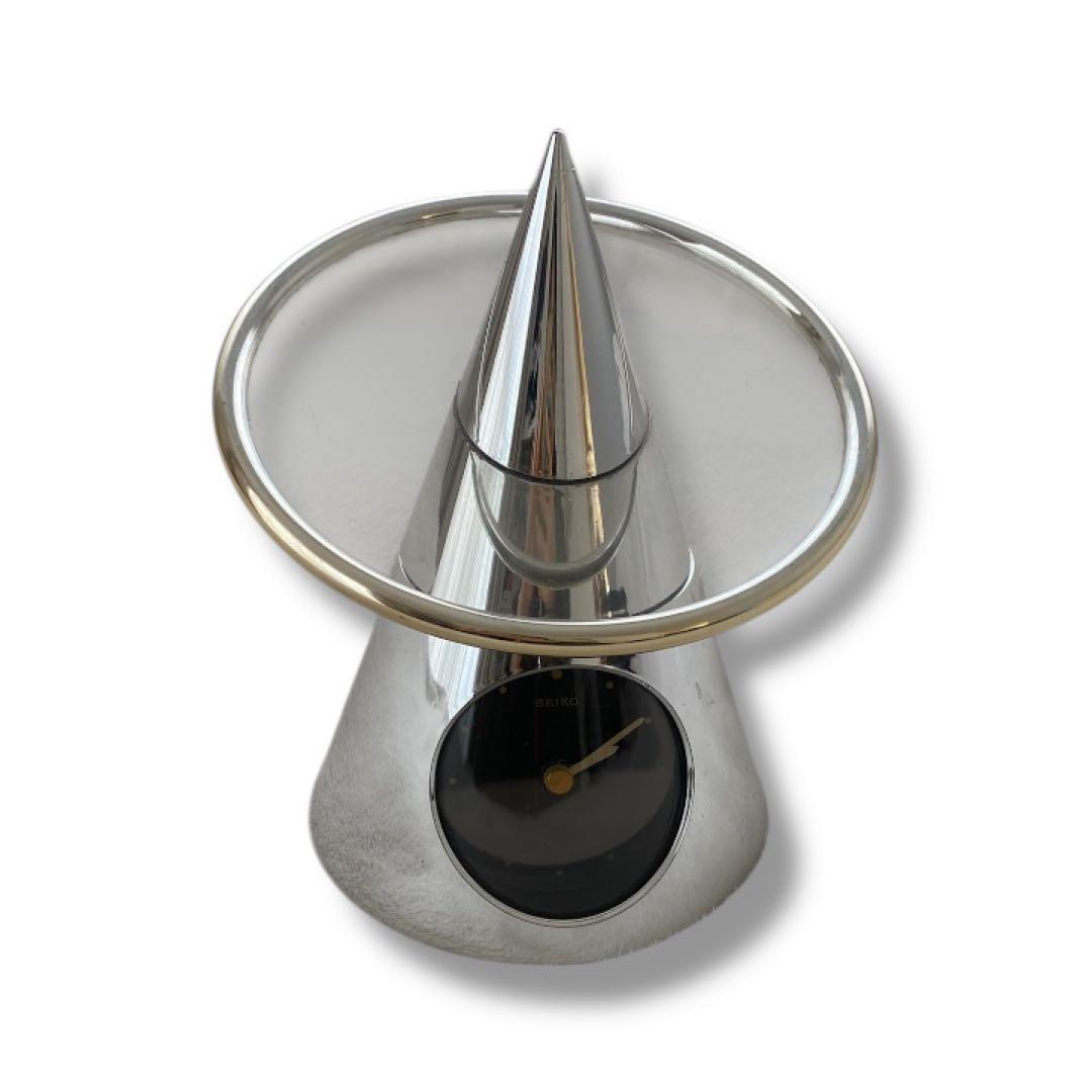 【可動品】vintage SEIKO 置時計 スペースエイジ