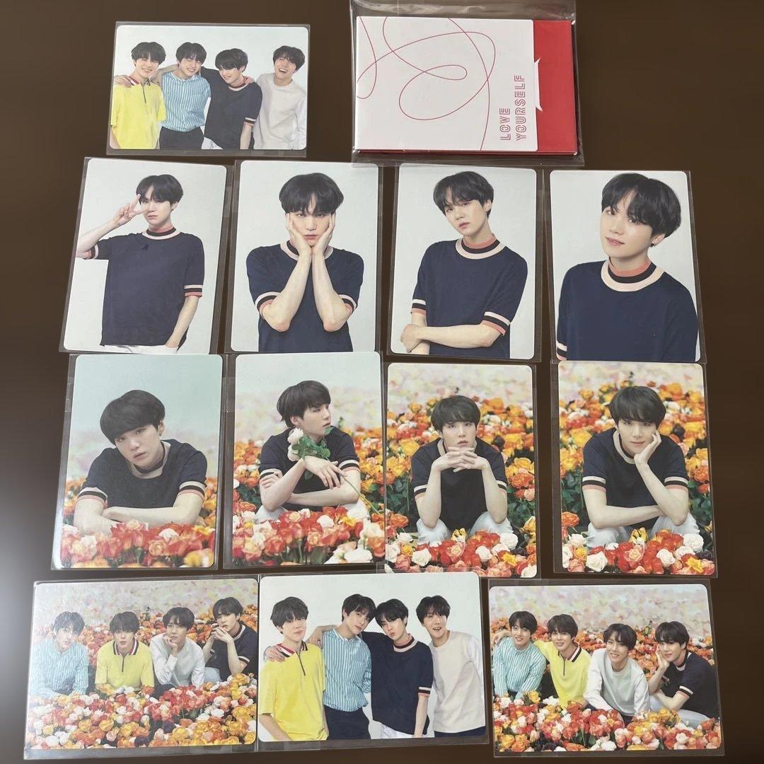 BTS LYS love yourself ミニフォト　コンプ　ユンギ　トレカ BTS World Tour Love Yourself Seoul Official Mini Photo Card - Jin