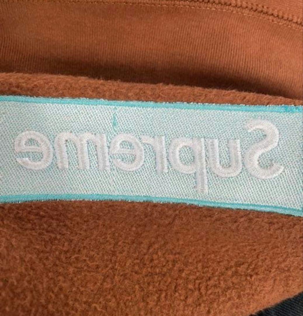 2017 シュプリームボックスロゴパーカー 茶 ティファニーブルー - メルカリ