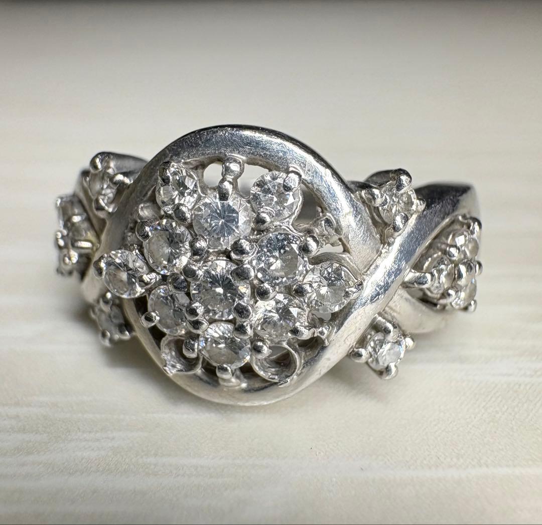 【最高級】Pt900 ダイヤモンド 0.50ct リング プラチナ 11号