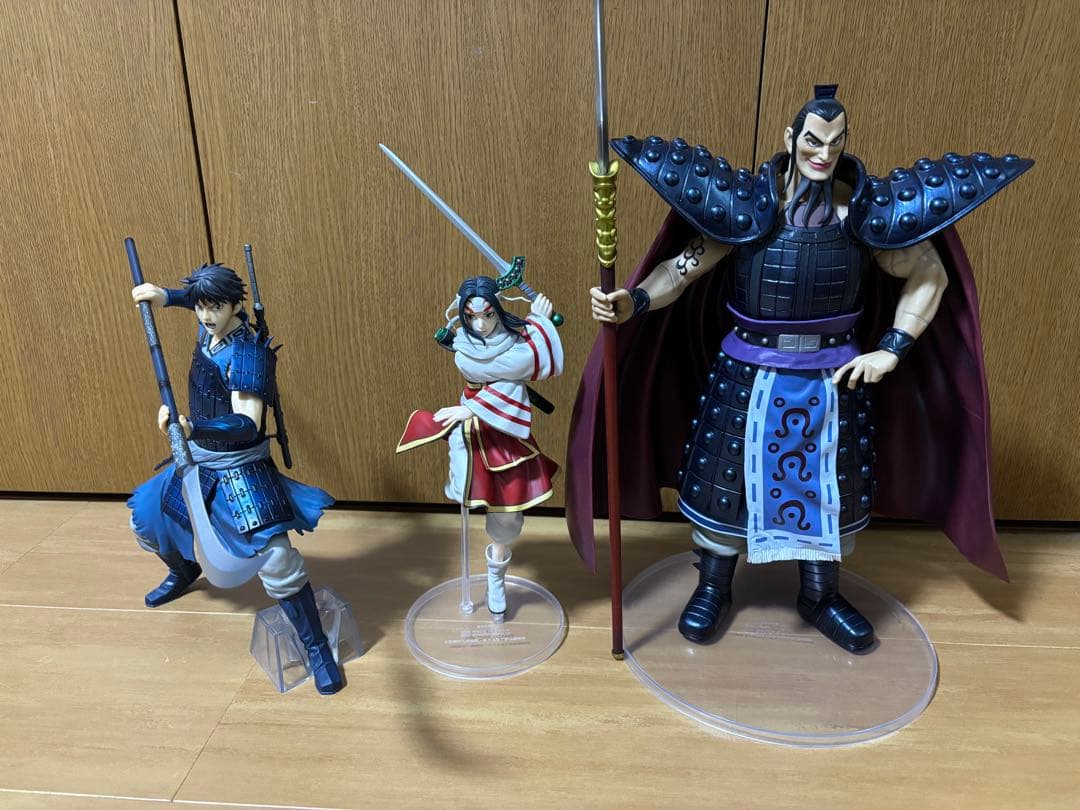 一番くじ　キングダム　大将軍の見る景色　 ラストワン賞、B賞、C賞 一番くじ 春秋戦国大戦キングダム The Animation 大将軍の見る景色｜一