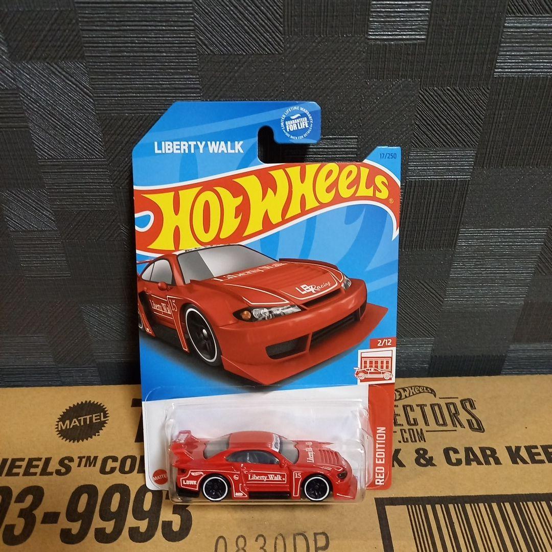 ②ホットウィールLBWKリバティーウォークシルビアS15レッドエディション Amazon.com: Hot Wheels LB Super Silhouette Nissan Silvia, Red