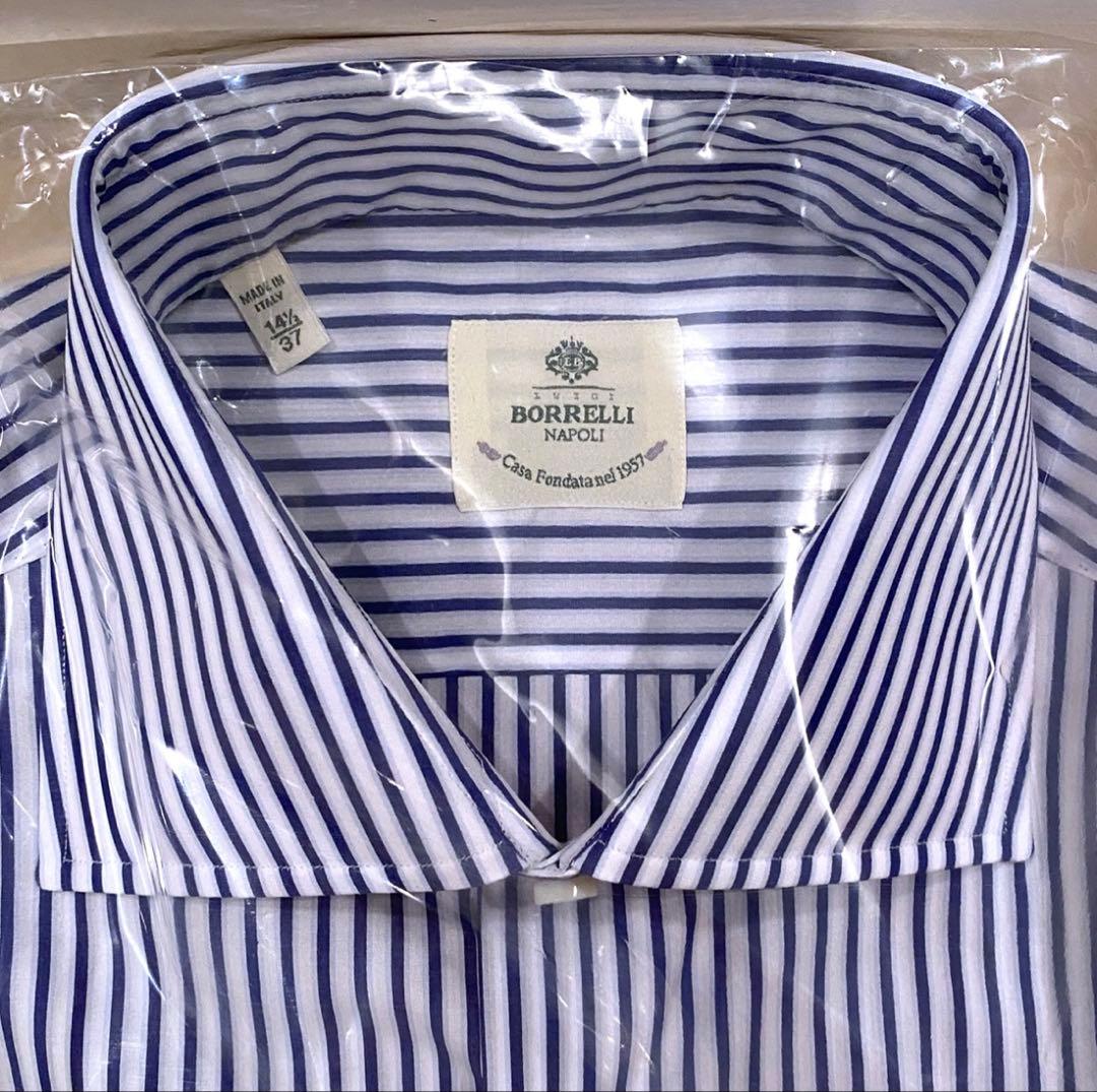 ルイジ・ボレッリ シャツ ルチアーノ37国内正規品LUIGI BORRELLI