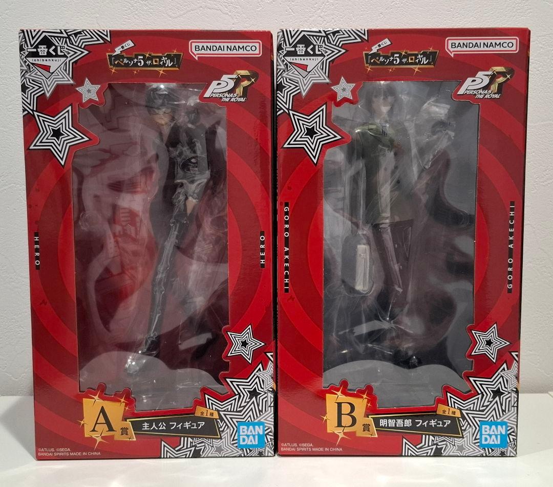 一番くじ ペルソナ5 ザ・ロイヤル A賞 主人公 B賞 明智五郎 フィギュア ペルソナ5ザ・ロイヤル 一番くじ A賞 B賞 フィギュア 主人公 明智吾郎