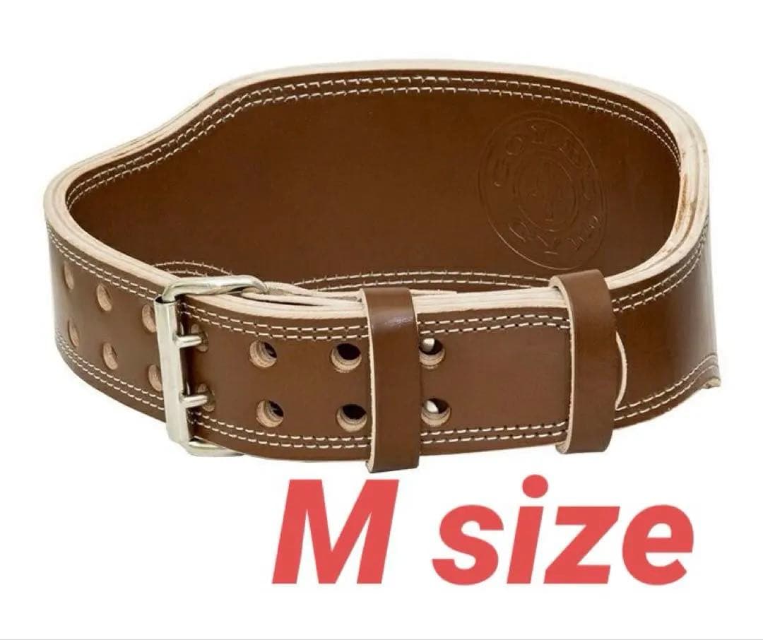 G3324 プロレザーウエイトトレーニングベルト M