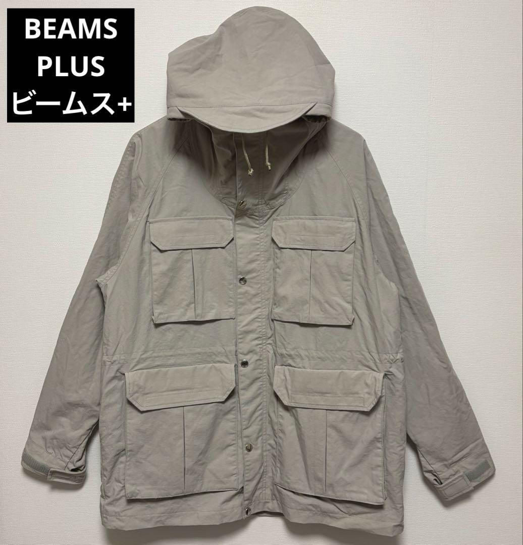 BEAMS PLUS ビームス ナイロン オックスフォード マウンテンパーカーL BEAMS PLUS（ビームスプラス）の「BEAMS PLUS /ナイロン