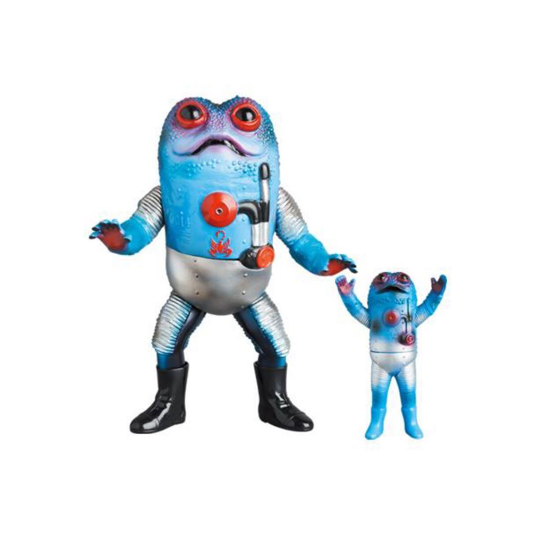 メディコムトイ 東映レトロソフビコレクション ガマボイラー(新色)+ミニソフビ