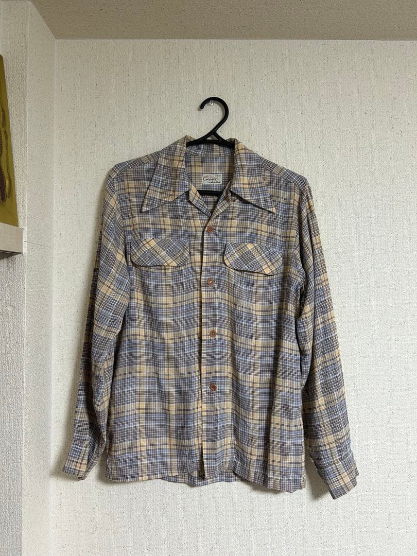50s レーヨンシャツ 古着 ヴィンテージ