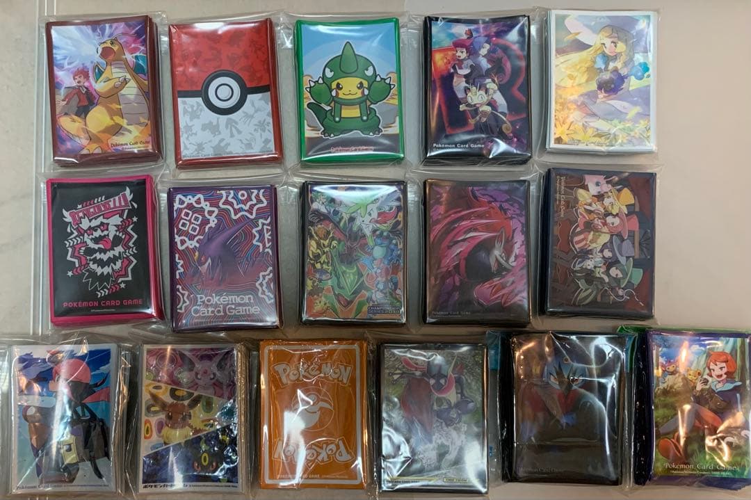 ポケモンカード　ポケカ　デッキシールド　リーリエ　ロケット団　など16種セット ポケモンカードゲーム デッキシールド リーリエ＆ピッピ【ピンク