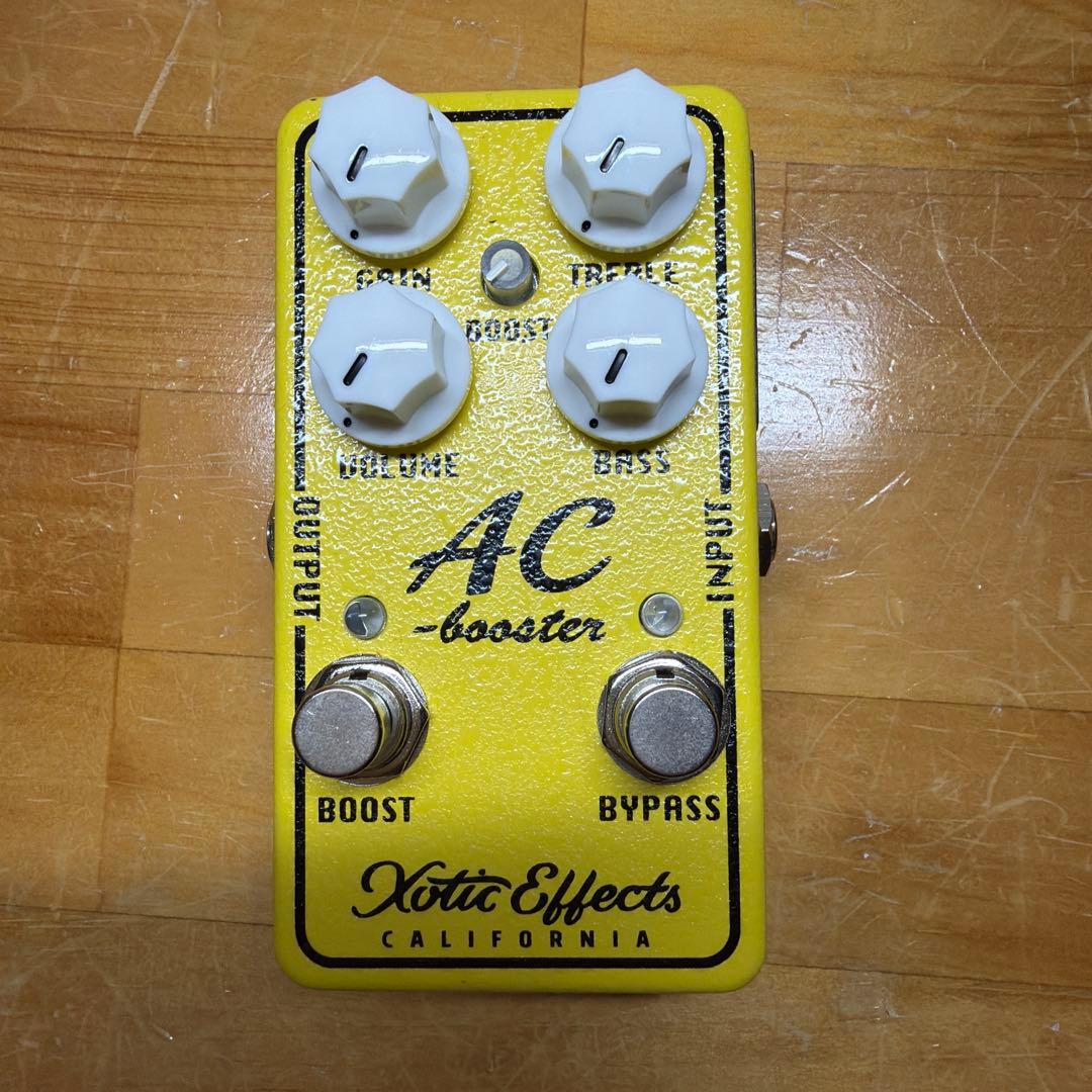 Xotic Effects AC Booster イエロー Xotic Effects、名機AC Boosterをパワーアップさせた“AC Booster V2”を