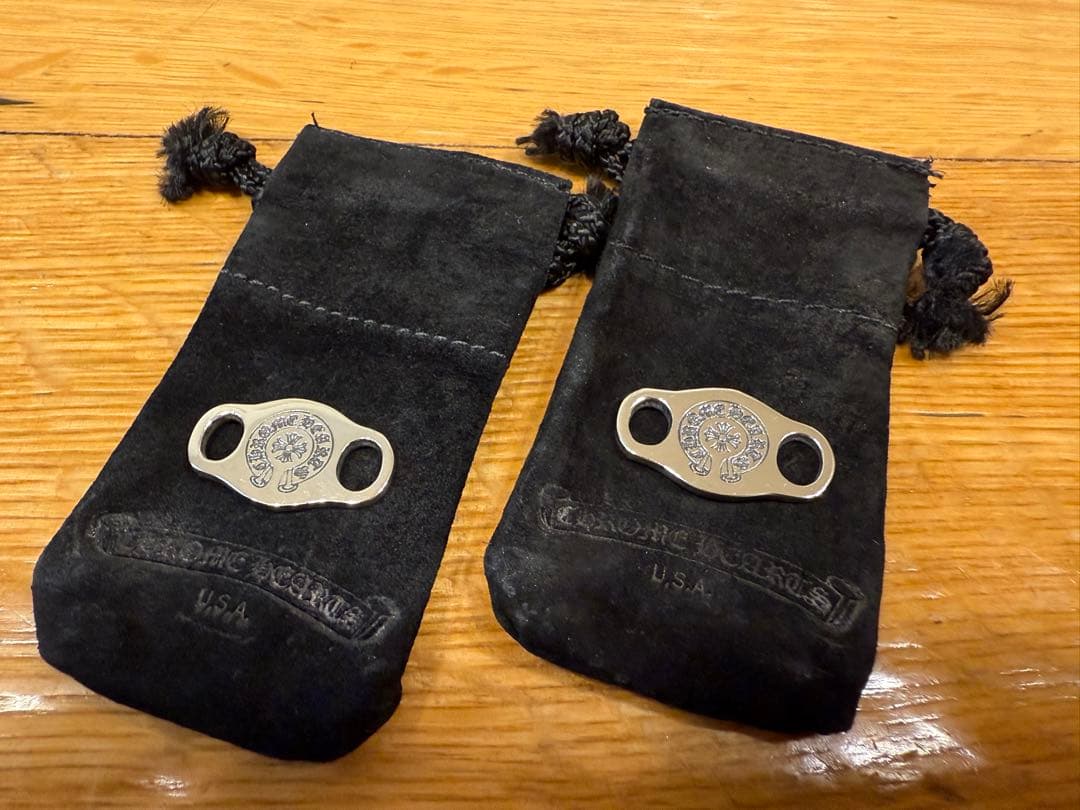 Chrome Hearts クロムハーツ シューレース シルバー 2個セットV1 shopbring_3724i020016