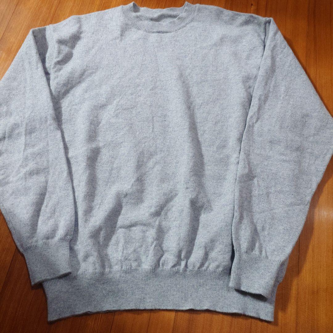極美品　yonetomi CASHMERE KNIT カシミアニット Yonetomi NEW BASIC ヨネトミ Yonetomi ニット リジッド カシミア