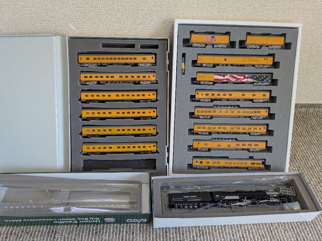 KATO UP ビッグボーイ炭水車客車16両セット