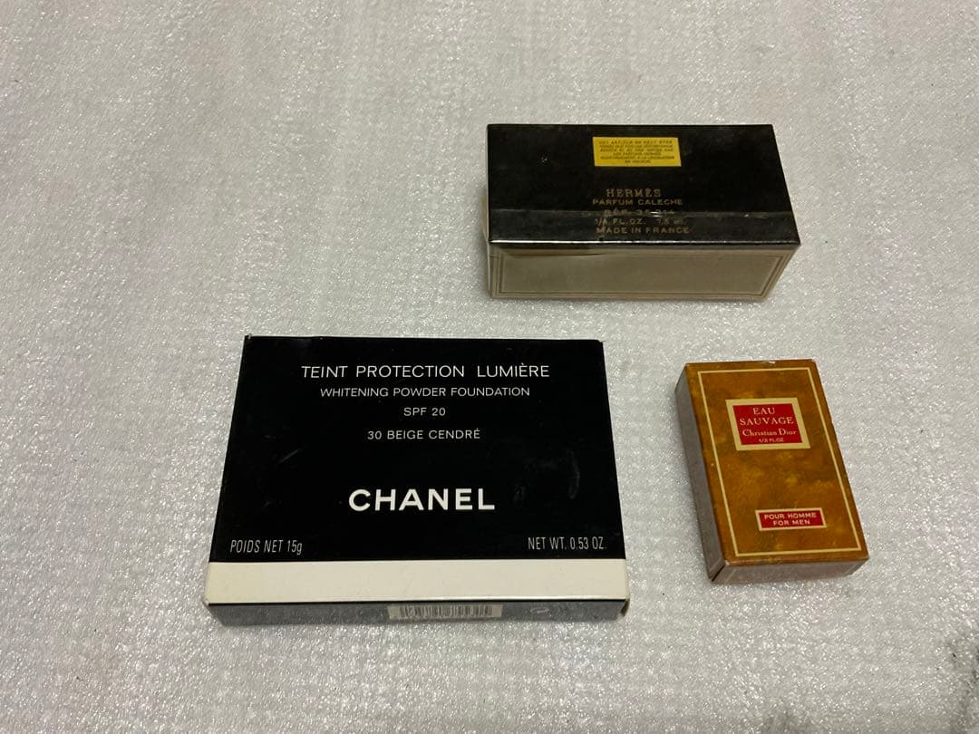 CHANEL／Christian Dior／HERMES。コスメティック3セット