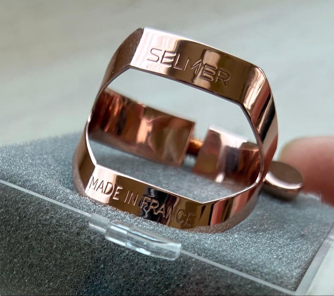 【未使用】 SELMER アルトサックス用 リガチャー ピンクゴールド 楽天市場】セルマー バリトンサックス リガチャー ピンクゴールド