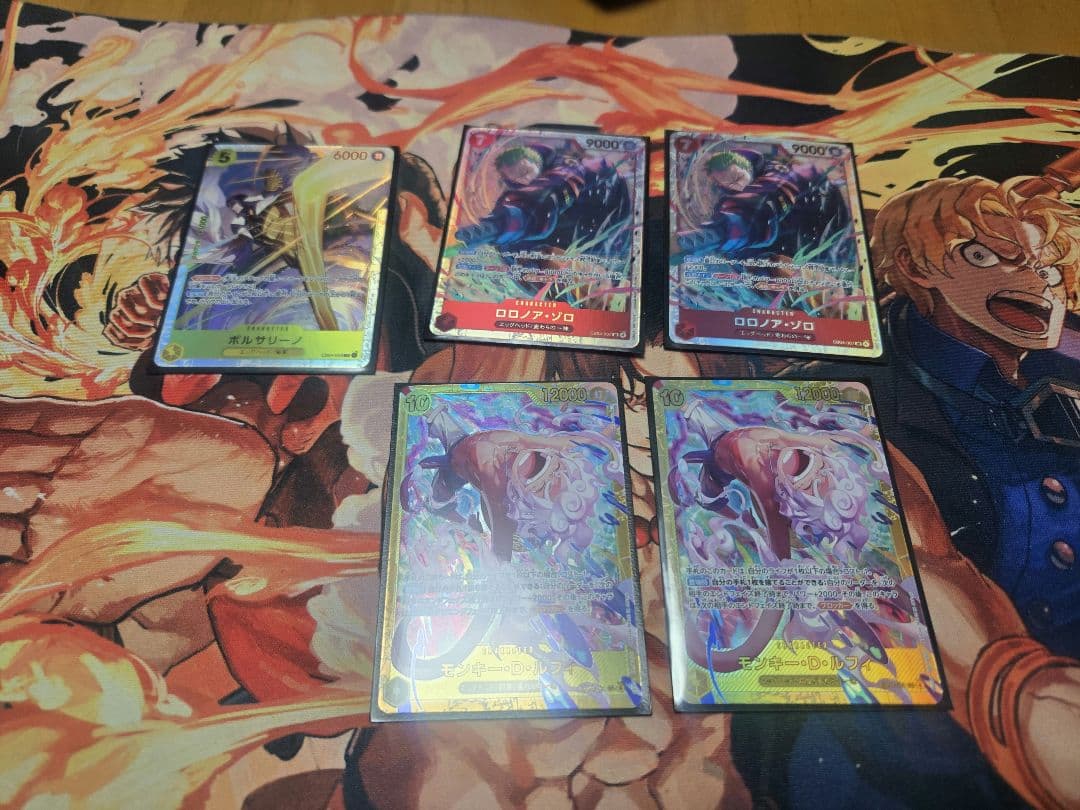 EB04 ルフィSEC2枚　SRゾロ SRボルサリーノセット