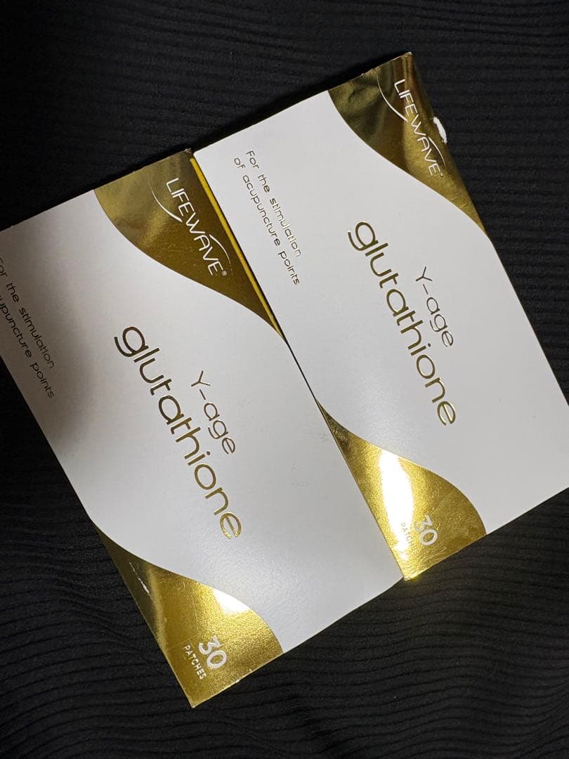 LIFEWAVE y-age glutathione 30枚入り LifeWave Y-age Glutathione Phototherapy Patches, 30 Patches - Exp