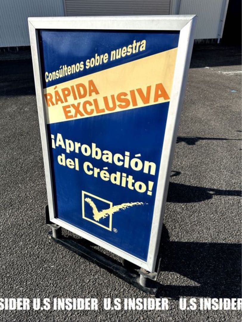 LAより入荷!!　店舗案内看板　 / リバーシブル（英語、ポルトガル語）