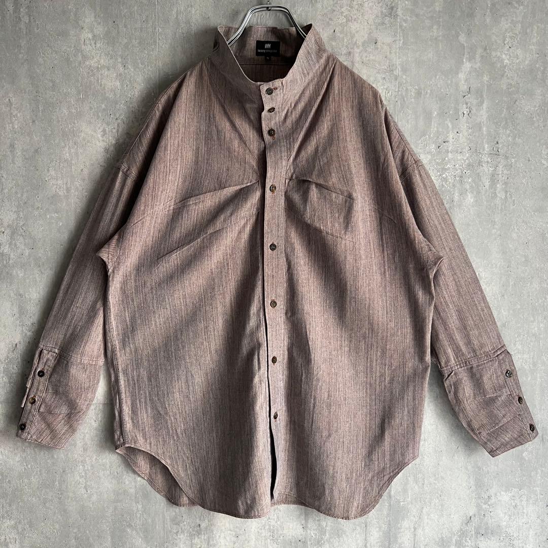 im ISSEY MIYAKE　80s　イッセイミヤケ　変形襟　デザインシャツ 楽天市場】♪♪【中古】ISSEY MIYAKE イッセイミヤケ PLEATS PLEASE
