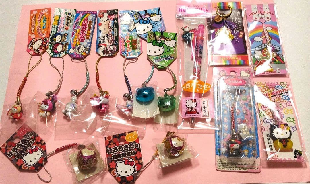 ご当地　キティ　根付　ストラップ