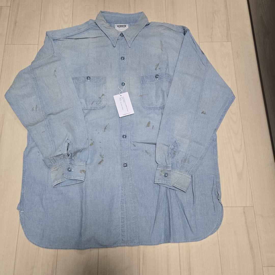 bowwow sketch シャンブレーシャツ XL
