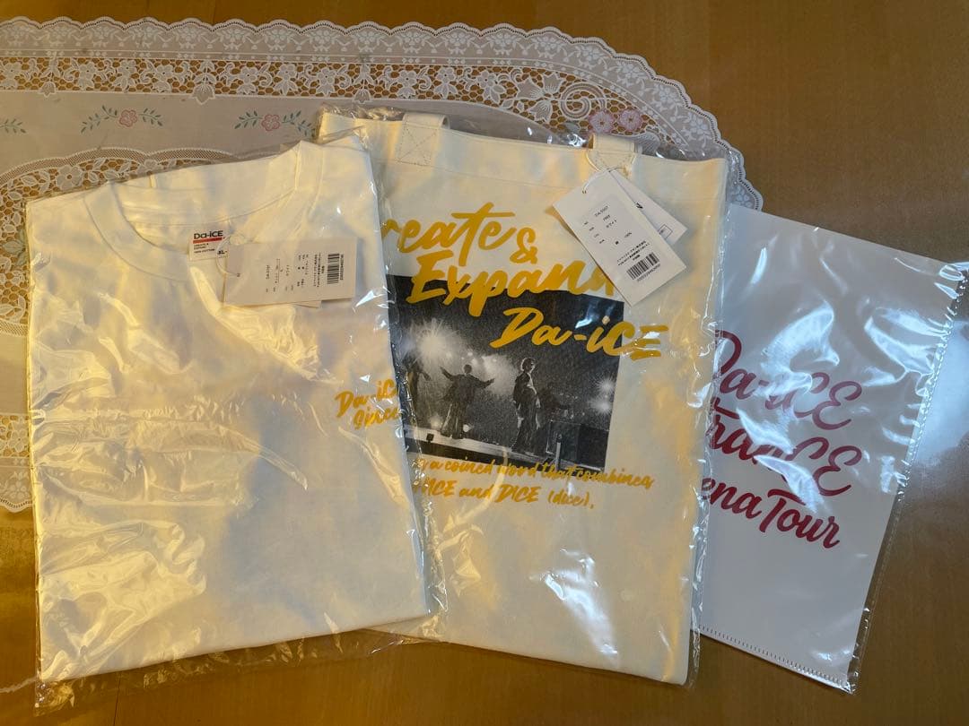 Da-iCE Tシャツ&トートバッグ&クリアファイル Da-iCE POPUP STORE