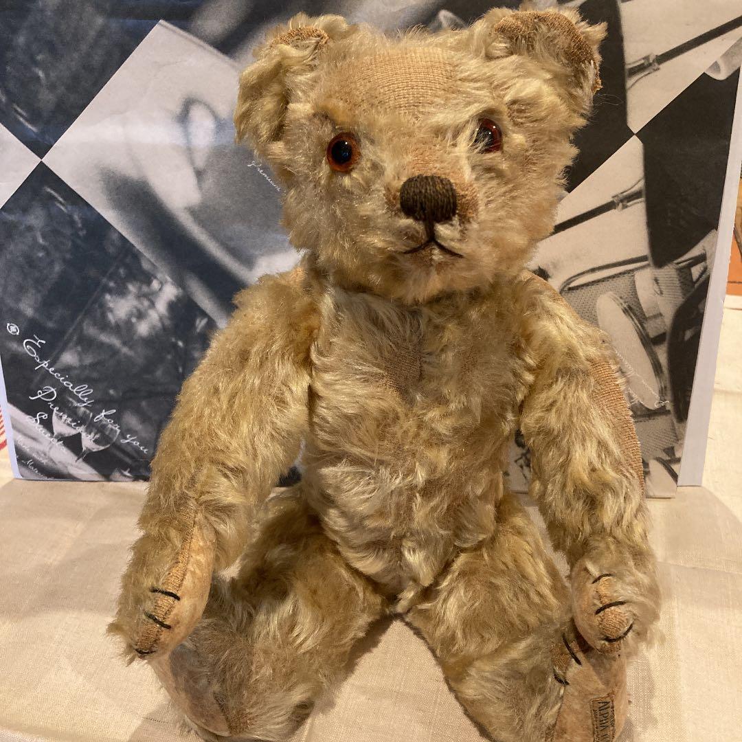 アルファートイ　テディベア テディベア フィン ベージュ 28cm | ドイツ最高級テディベアの