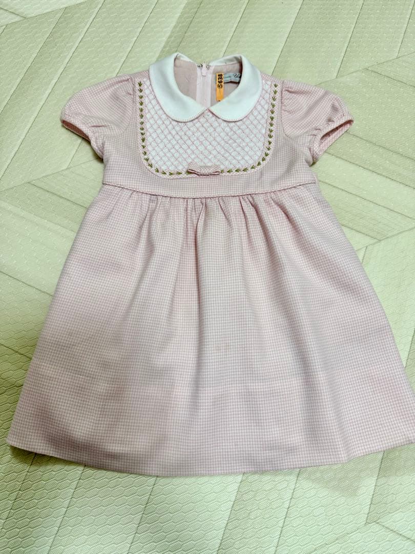 白金よつば 95㎝ ピンク ワンピース