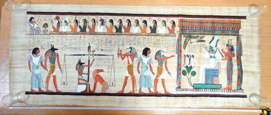 エジプト　パピルス　絵画　大きいSIZE