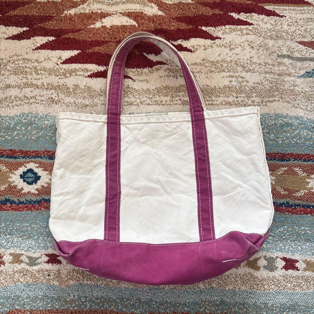 椰*木様 90s usa製　L.L.Bean トートバッグ パープル