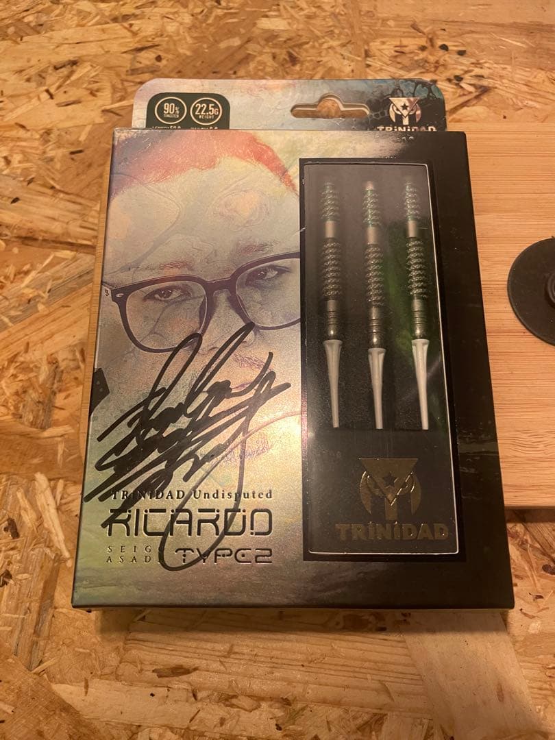 ダーツ　バレル　トリニダード　リカルド　タイプ2 浅田斉吾モデル　サイン入り