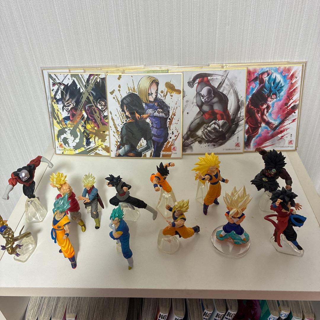 ドラゴンボールフィギュア&ドラゴンボール色紙12枚