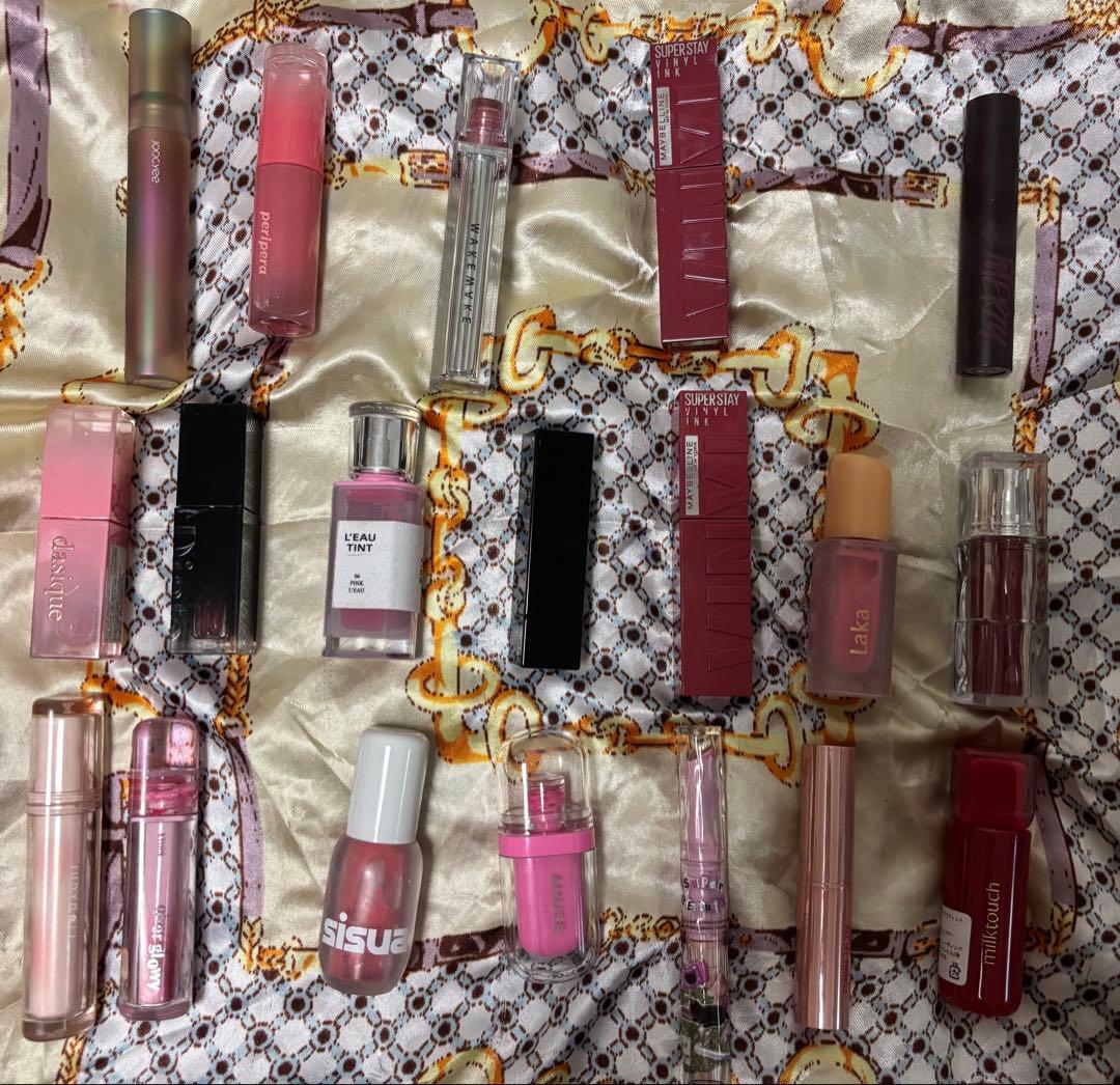 韓国リップ19点リップモンスター BBIA LAKA tirtir 3万円分 rom&nd・AMUSE・Ririmew・fwee・TIRTIR(ティルティル)・BBIA・Dinto