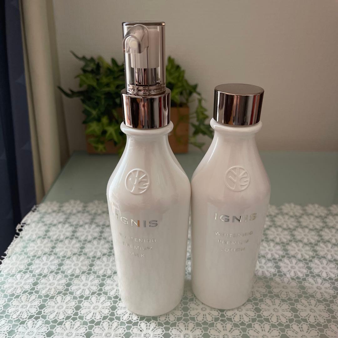 IGNIS ホワイトニングプレミアムミルク・トナーセット
