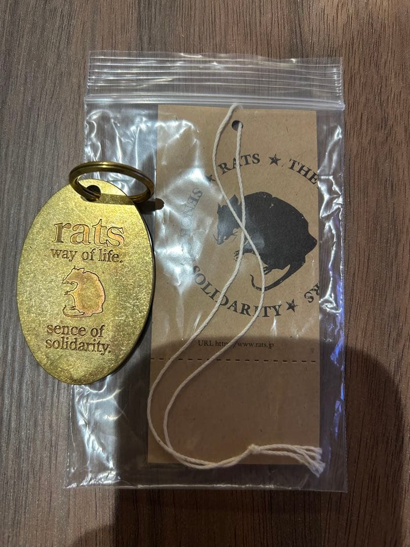 新品25′ RATS キーホルダー真鍮　テンダーロイン ハイドアンドシーク
