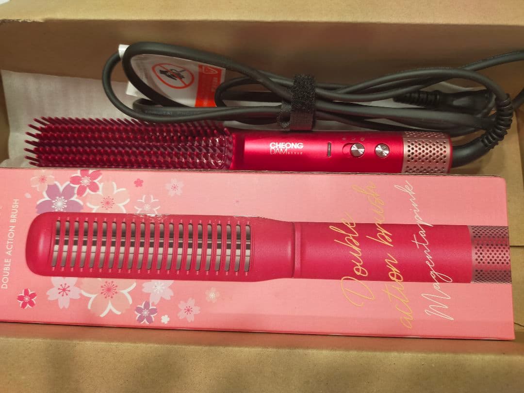チョンダムスタイルダブルアクションヘアブラシ　1回使用