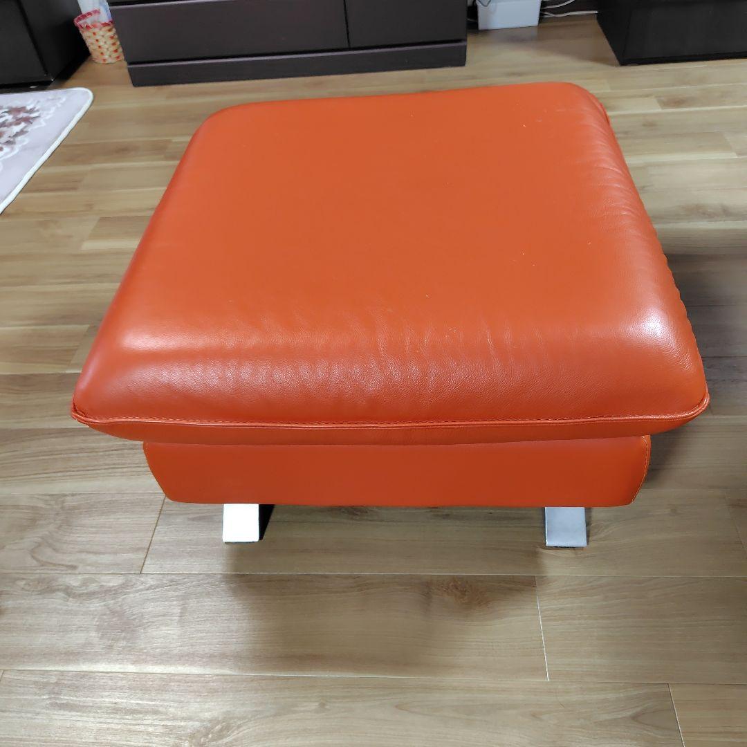 ニコレッティ 本革 サクセス　オットマン イタリア製