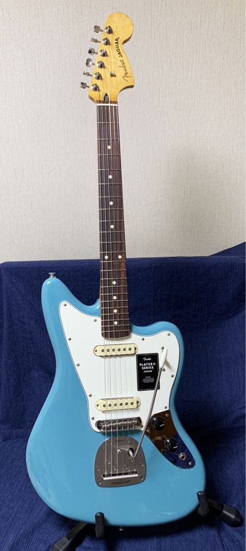 ギター Fender Player II Jaguar Fender Player II Jaguar Electric Guitar Aquatone Blue