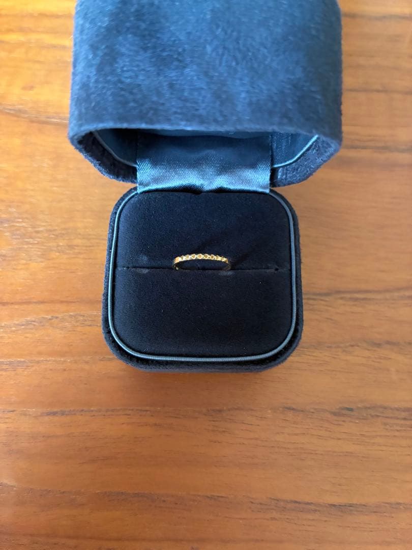 e.m. イーエム　k18 スタッズピンキーリング　1号