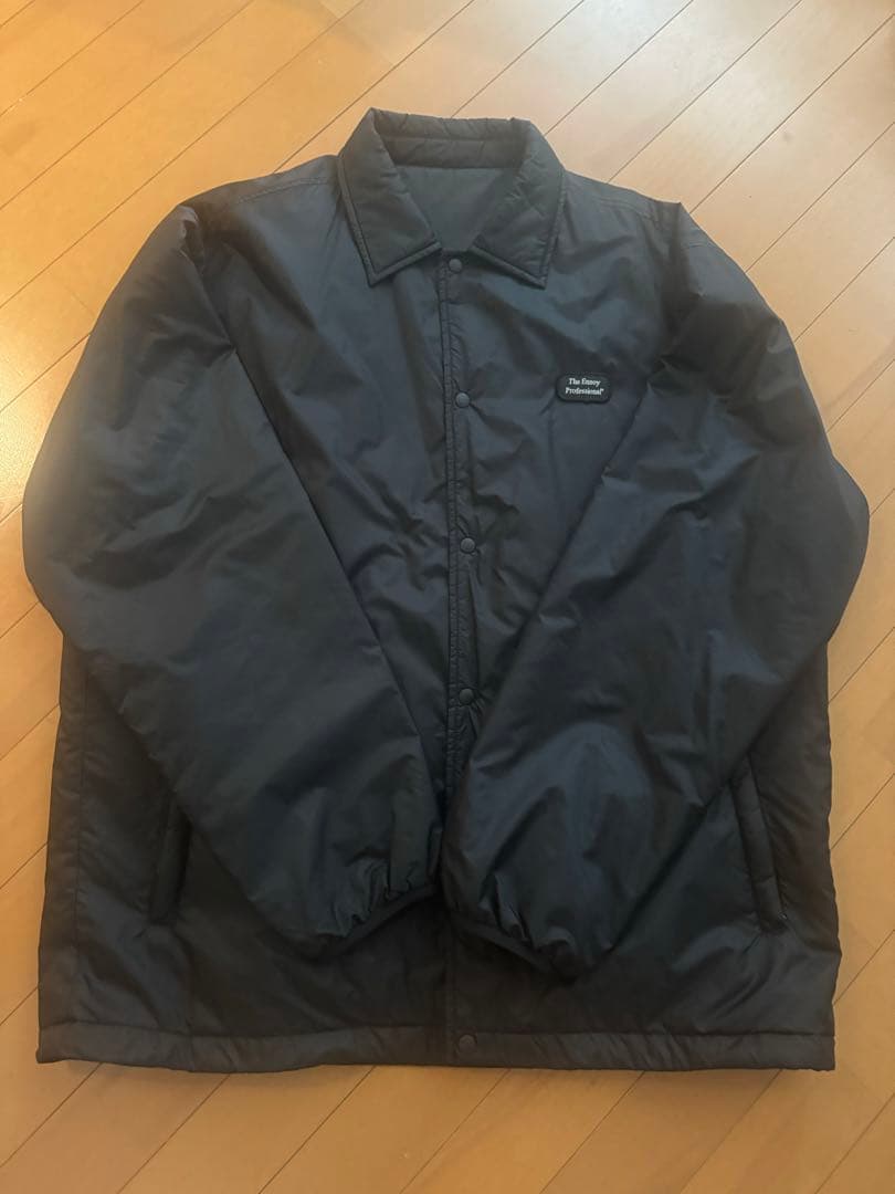 ENNOY PADDED NYLON COACH JACKET ブラックXL ENNOY『Padded Nylon Coach Jacket』のWEB抽選が11月16日(日)に開催