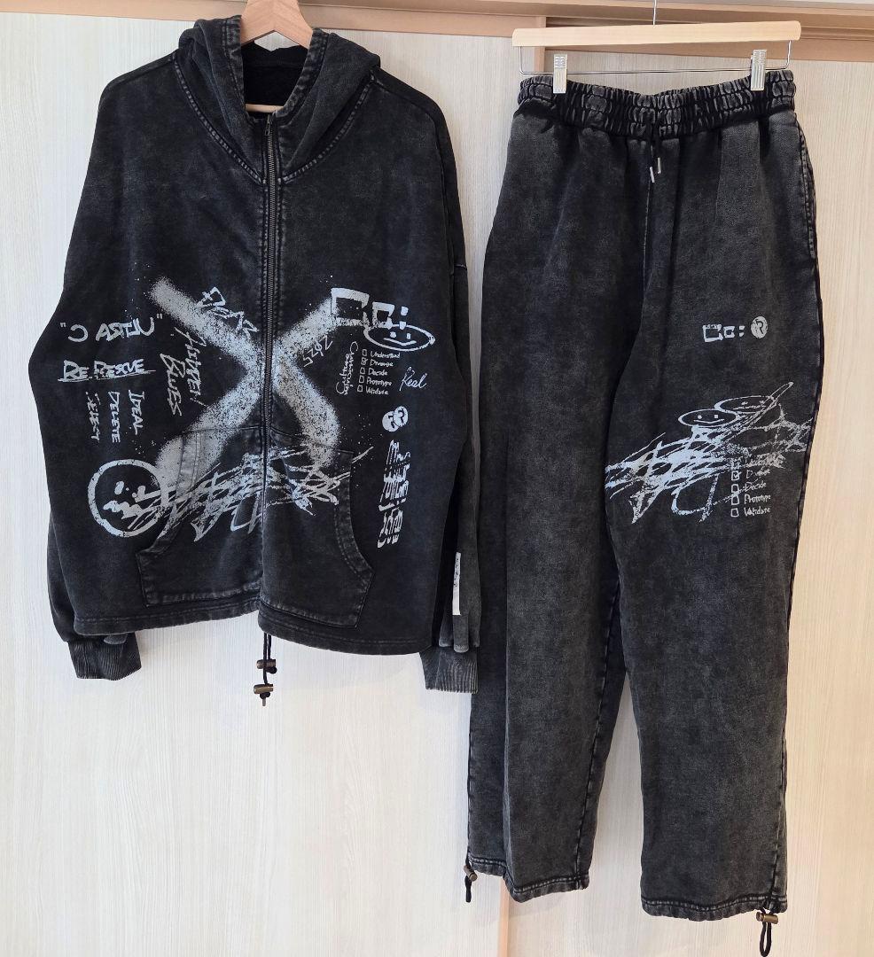 Reol DOODLE HOODIE PANTS セット サイズ 2 Reol_ZeppTour_goods_SWEATPANTS