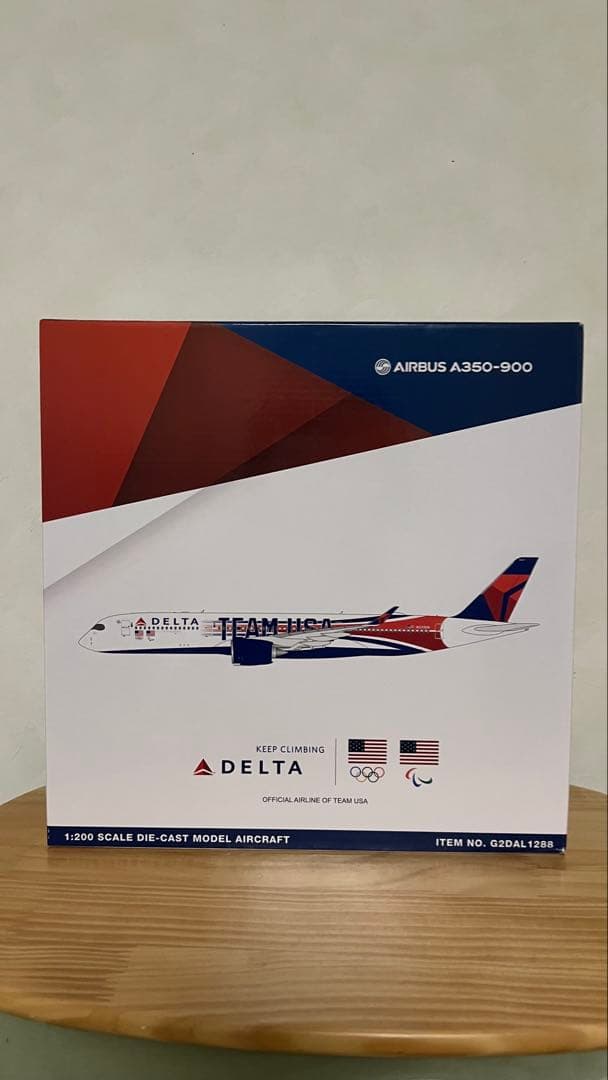 Gemini200 Delta A350 Team USA特別塗装 デルタ航空、特別塗装機「TEAM USA」にA350の2機目登場！ | FlyTeam