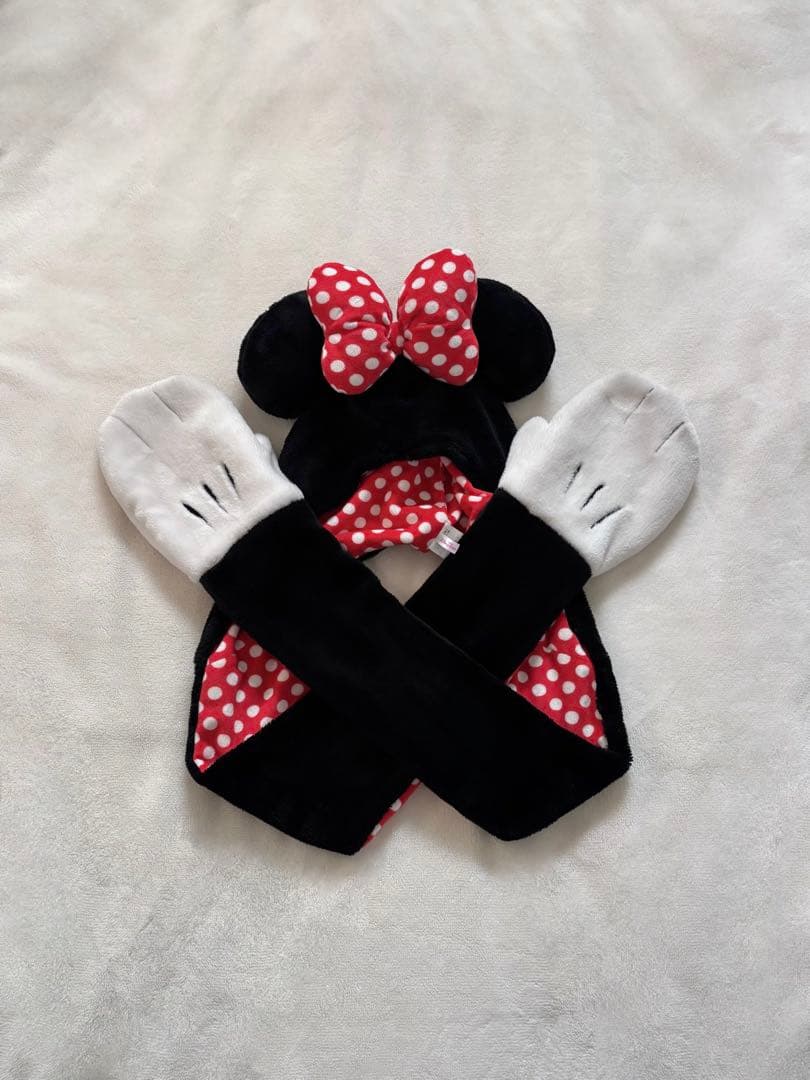 ミニー マフラーキャップ ファンキャップ