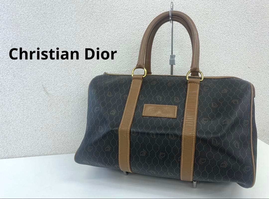 Christian Dior ディオール ミニボストンバッグ ブラウン